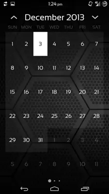 Monthly Calendar Widget android App screenshot 6