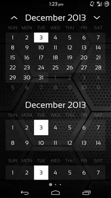 Monthly Calendar Widget android App screenshot 7